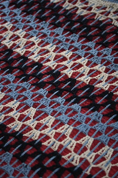 un détail du motif de la couverture au crochet pour bébé un détail du motif de la couverture au crochet pour bébé